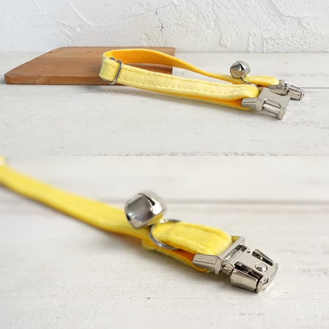 Cat Collar Personalized with Name Phone Number Engraved,Customized with Bell for Small Dogs Puppy Kitten