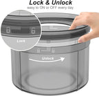 1Gallon No Spill Dog Water Bowl-3.8L Large Capacity, BPA-Free, Anti-Splash & Anti-Digging Design with Non-Slip Base, for Messy Drinkers