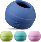 Long-Lasting Interactive Dog Lick Toy, Stuffable Dog Enrichment to Keep Dogs Busy, Wobbly Treat Dispensing Freezable Licking Toys, Food-Grade Safe (Dark Blue,L)