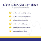 PupGrade Digestive Support Chews for Dogs - Prebiotic and Probiotic Supplement with Enzyme Blend - Upset Stomach, Diarrhea, Bowel, and Immune Support - Pumpkin, Blueberry, Mineral Oil - 180 Soft Chews