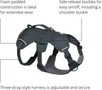 Ruffwear, Web Master, Multi-Use Support Dog Harness, Hiking and Trail Running, Service and Working, Everyday Wear, Basalt Gray, Small