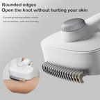 2-in-1 Pet Deshedding Brush Cat Dematting Comb for Indoor Cats and Dogs Comb for Shedding Long & Short Hair Gentle Massage Grooming Tool Easy to Remove Loose Undercoat,Matted Fur & Tangles