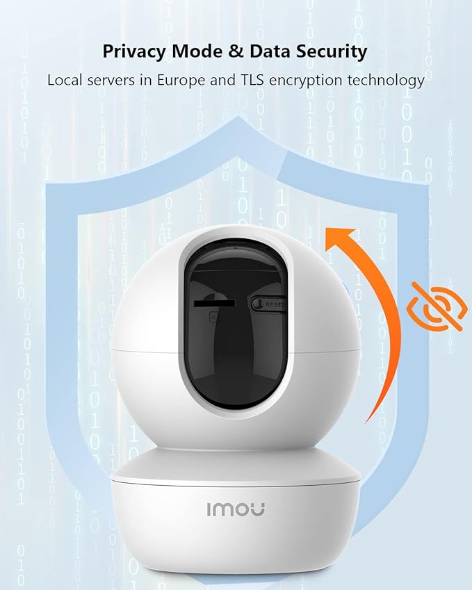 Imou Security Camera Indoor Camera Pan/Tilt Wireless Home Camera, Plug-in WiFi Camera Baby Monitor with Night Vision, 2-Way Audio, Human & Sound Detection, Motion Tracking(2.4G ONLY)