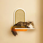 Wall Mounted Cat Scratcher Pad - Cats Wall Shelves Cat Scratching Post Kitten Sisal Scratch Board Wall Mount Sleeping Perches Replaceable Vertical Scratch Pads for Indoor Cats (Cat Scratch Post B)