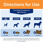 ThunderWunders Dog Calming Chews | Thiamine, L-Tryptophan, Melatonin and Ginger | Can Help Relieve Stress from Separation, Storms, Fireworks & Travel (60 Count)