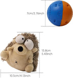 Interactive Dog Toy That Moves Active Ball for Dogs with Rechargeable Battery, Self Moving Balls and Plush Cover for Small & Medium Dogs to Chase, Barking Dog Toy Hedgehog (1 pack, Hedgehog)