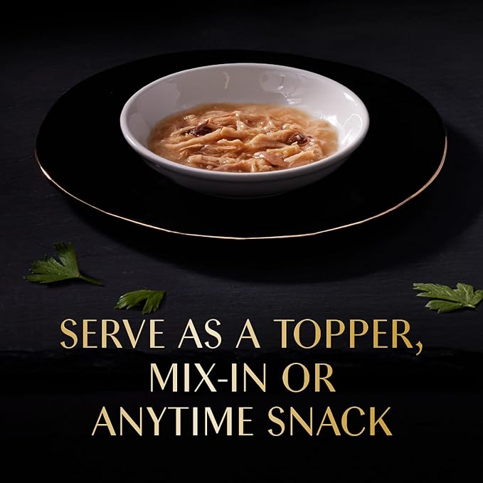 Sheba Selections Filets in Broth Adult Wet Cat Meal Complement Chicken & Shrimp Recipe, 1.3 oz. Cups, 12 Count