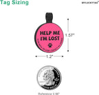 MYLUCKYTAG Silent Silicone QR Code Dog Tags - Scan QR, Receive Instant Pet Location Alert Email