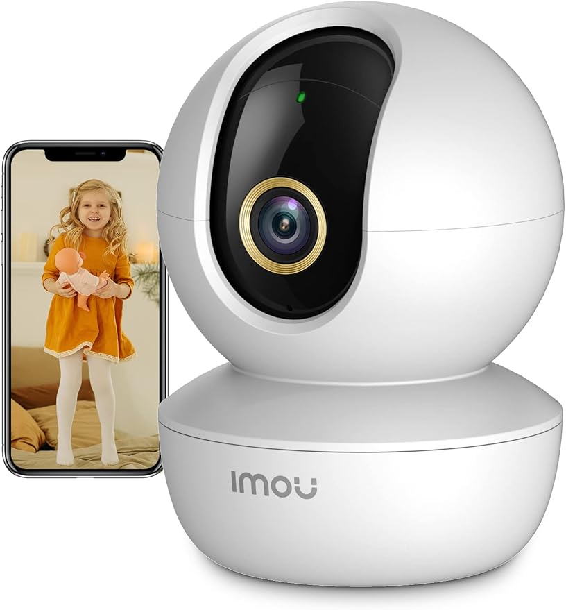 Imou Security Camera Indoor Camera Pan/Tilt Wireless Home Camera, Plug-in WiFi Camera Baby Monitor with Night Vision, 2-Way Audio, Human & Sound Detection, Motion Tracking(2.4G ONLY)