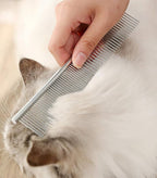 Maxshop Dog Grooming Scissors with Safety Round Tips, Heavy Duty Titanium Pet Grooming Trimmer Kit, Professional Thinning Shears, Curved Scissors with Comb for Dogs and Cats (Set of 3)