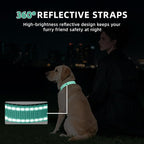 Reflective Dog Collar, Soft Neoprene Padded Nylon Pet Collar with Quick-Release Buckle, Adjustable for Extra Large Dogs,Teal,XL