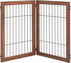 beeNbkks Extension Kit, 2 Panels Freestanding Dog Gate for Narrow Small Space Doorways Hallway