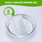 6 Pack Dog Water Fountain Filters and 6 Pack Sponges, Suitable for Stainless Steel 2Gal/264oz Dog Water Fountain (PF-SS-01/PF-SS-02), High Efficiency Filtration, Idividual Package