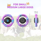 Dog Toys for Aggressive Chewers Large Medium Small Breed Indestructible Durable Tough Squeaky Dog Chew Toys to Keep Them Busy Nylon Rubber Interactive Dog Toys