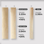 Gardner Pet 41" Tall Cat Tree for Large Cats, Heavy Duty Cat Tower with 3.2in Posts & Washable Top Perches, Space-Saving Cat Furniture with Replaceable Natural Sisal for Apartments, Easy to Assembly