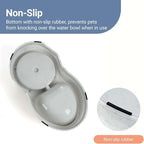 Pet Water Dispenser for Large Dogs and Multi-Pet, 3 Gallon Dog Water Bowl Dispenser, Basic Automatic Gravity Dog Cat Water Feeder, Large Capacity Pets Drinking Fountain, BPA-Free