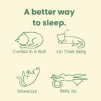 CATTASAURUS Peekaboo Cat Cave for Multiple & Large Cats Up to 30-45 Lbs, Fluffy Cat Beds & Furniture, Scratch Detachable & Washable Tunnel Bed, Comfy Donut Bed (Ruby Snowball, Large (Calming))