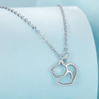 925 Sterling Silver Dog Paw Cat Panda Necklace for Women Cute Dainty Animal Pendant Necklace Gifts for Cat Mom Animals Lover…