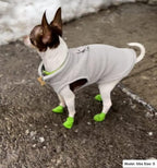 JACKO & CO - Fleece Vest Sweater with Leash Ring - Soft Lightweight Breathable for Puppies Small Medium Dogs, Kitten, Cats, Chihuahua - Warm for Fall/Autumn/Winter… (Grey, XX-Large 25-35lbs)