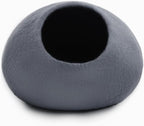 Woolygon Premium Wool Cat Cave Bed - Felt Cat Cave Handmade from 100% Merino Wool, Eco-Friendly Felt Cat Bed for Indoor Cats and Kittens