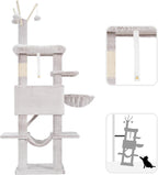 Cat Tree, Multi-Level Cat Tower for Indoor Cats, Cat Condo with Cat Scratching Post and Board, Cat Hammock, Muchroom GCT011MU