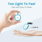 Pawaii QR Code Dog ID Tag, Silent Silicone Tag, Modifiable Pet Online Profile, Free Emergency Contact, Scan QR for Instant Pet Location Alert Email, 1Pack (Sky Blue)