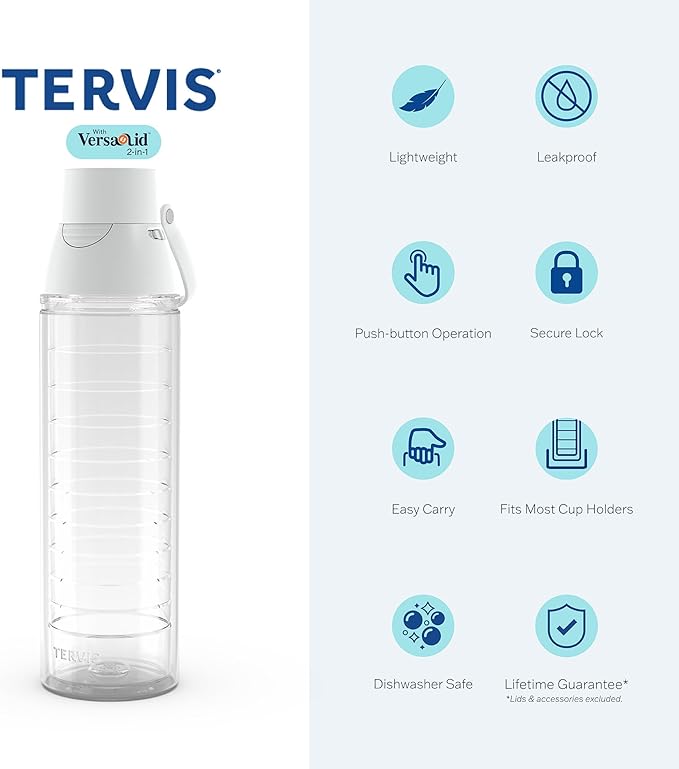 Tervis Venture Lite Dog Sayings Made in USA Double Walled Insulated Tumbler Travel Cup Keeps Drinks Cold & Hot, 24oz Water Bottle, Classic