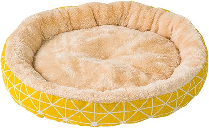 GeRRiT Universal Cat Bed Pet Mat Dog Bed Dog House Pad Round Nest Warm Pet Nest,S(14x14x4)