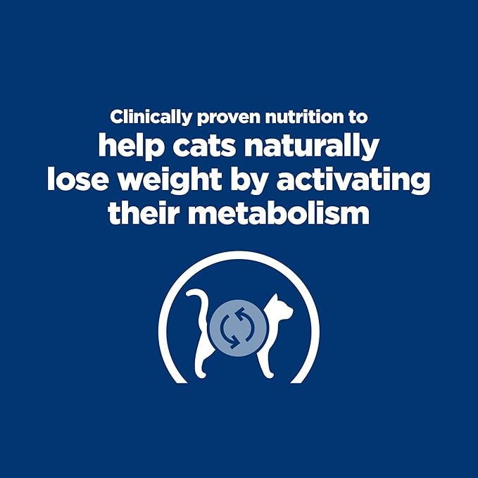 Hill's Prescription Diet Metabolic Weight Management Chicken Flavor Wet Cat Food, Veterinary Diet, 5.5 oz. Cans, 24-Pack