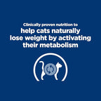 Hill's Prescription Diet Metabolic Weight Management Chicken Flavor Wet Cat Food, Veterinary Diet, 5.5 oz. Cans, 24-Pack