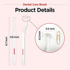 JAYU PET Dental Care Brush (Soft Bristles) 5ea - Dog Toothbrush, Cat Toothbrush, Dental Care for Kitten and Small Dogs, Removing Old Plaque and Tartar, Cat Teeth Brushing & Easy Cleaning