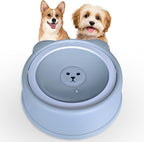Stop Messy Floors! Yaruiguang Anti-Splash Dog Bowl - No-Spill Water Bowl for Drippy Dogs and Cats, Non-Tip Design for Dry Chin and Clean Floors