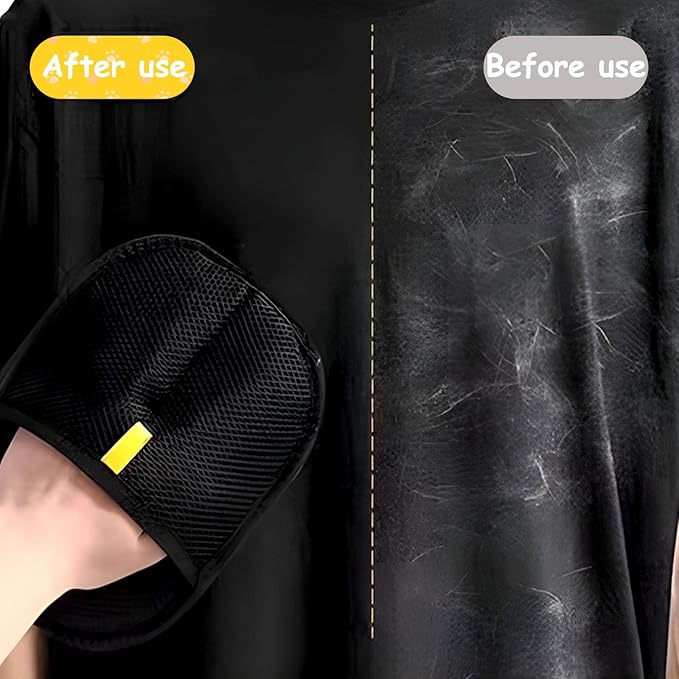 3 Pcs Pet Hair Removal Glove,Electrostatic Gloves Pet Hair,the Magic Brush Pet Hair Remover,Reusable,Washable Electrostatic Gloves Pet Hair for Couch,Furniture,Carpet,Car Seat