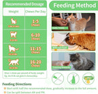 Flea and Tick Prevention for Cats, 500 Crunchy & Creamy Chews, Cat Flea Chewables with Natural Oral Flea Treatment Supplement Cats, Skin & Coat Support - All Breeds & Ages - Chicken and Krill Flavor