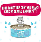 B.F.F. Play - Best Feline Friend Paté Lovers, Aw Yeah!, Duck & Tuna Trickster with Duck & Tuna, 5.5oz Can (Pack of 8)