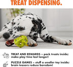 Max Fusion Made with Nike Grind, Arlee Ball Dog Toy for All Dogs, Durable & Natural Rubber Chew Toys for Play, Fetch & Chewing, Yellow, Large, 1 Count