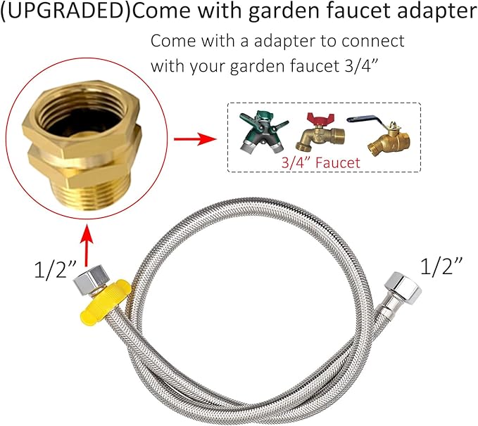 Automatic Water Dispenser for Dog Water Bowl Dispenser Large Size Stainless-Steel Waterer Feeder Self Filling Water Trough for Poultry and Livestock (Metallic Gray, Large)