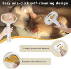 Pet Steam Brush for Dog & Cat – 3-in-1 Spray Hair Removal Comb – Steam Brush for Shedding & Grooming –Spritz Defur Comb–Includes Waterless Shampoo & Eye Wipes