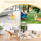 Dog Toys, 2025 lnteractive Dog Toys Moving Dog Toy Rechargeable Active Moving Pet Plush Toy Keep Pets Busy, Puppy Toys Talking Jumping Music Ball for Small Medium Large Breed