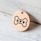 MYLUCKYTAG Stainless Steel QR Code Dog Tags - Scan QR for Instant Pet Location Alerts