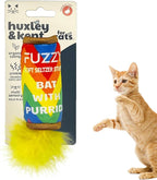 Huxley & Kent Plush Cat Toy | Fuzzy Soft Seltzer | Yappy Hour Rainbow Strong Catnip Filled Cat Toy | Plush Interactive Kitten and Cat Toy with Catnip and Crinkle | Kittybelles