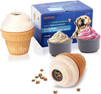 Interactive Dog Toys for Boredom-Multi-Functional Design-Birthday Gifts for Dogs-Frozen Treats-Medium/Large Dog Toys-Party Ice Cream