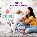 Wildberry Plant-Based Fruit Dog Treats - Strawberry, Apple, Blueberry Soft & Chewy - Vegetarian, Vegan Dog Treats with Organic Ingredients - Low-Protein, Hypoallergenic, Gluten-Free