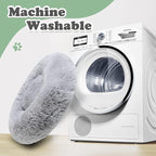 JOLLYVOGUE Dog Bed, Calming Anti-Anxiety Large Dog Bed, Fluffy Donut Cushion for Medium and Large Pets (27"/30"/36")