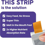 NeLM Supplements & Vitamins for Dogs - Mouth Dissolving Strips - Multivitamin, Eye, Hip & Joints, Gut, Dental Support - Pet Health Supplies - 30 Stips(Pack of 1) (30 Strips (Pack of 1), Eye Support)