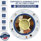 KADTC Dog Spinning Puzzle Feeder Food Slow Bowl for All Dog Breeds Adjustable Feeding Time from 5 to 60 min Capacity 17.64 Ounce Puppy Treat Dispenser Toy Kibble Dispensing Toys Healthy Eating