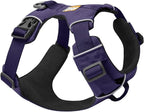 Ruffwear, Front Range Dog Harness, Reflective Soft Padded Everyday Harness with Dual Leash Clips, Adjustable and Lightweight Fit for Training or Walking for All Dogs, Purple Sage, Large/X-Large
