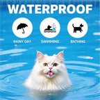 Flea and Tick Collar for Cats,12-Month Protection, Natural Ingredients, Waterproof & Adjustable,Includes Flea Comb & Tick Removal Tool,2 Pack