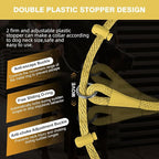 Lynxking Dog Leash Slip Lead Reflective Breathable Rope Comfortable Strong No Pull Slip On Pet Training Lead for Dogs