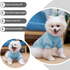 BINGPET Dog Hoodies - Fleece Lined Fall Dog Puppy Sweatshirt Soft Warm Sweater Winter Hooded Clothes for Small Medium Large Dogs & Cats